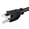 Monoprice Molded Y-Splice Extension Cord Adapter, 18 AWG, Indoor, 18/3, 1 Outlets, 5-15R, Black, 5-15P, 1 ft 35055 - alternate 8